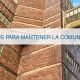 Consejos para mantener la comunidad limpia
