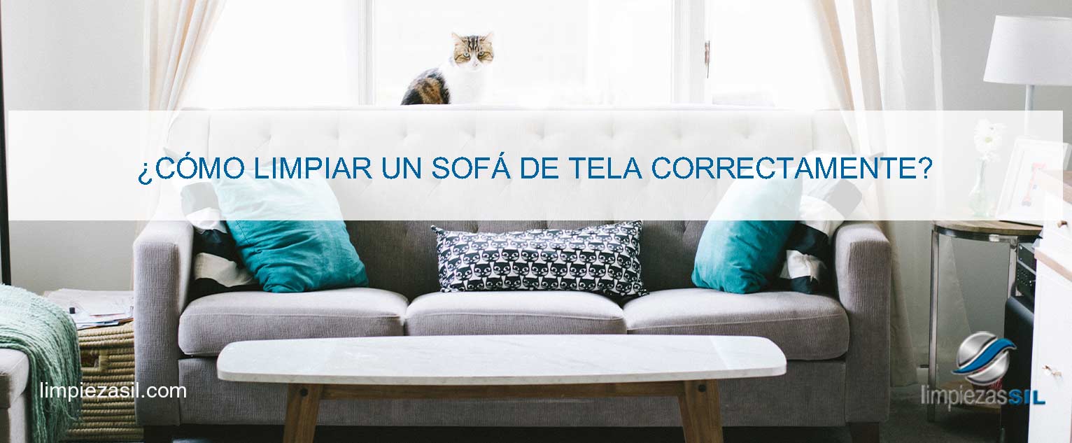 Cómo limpiar un sofá de tela correctamente | Limpiezas SIL