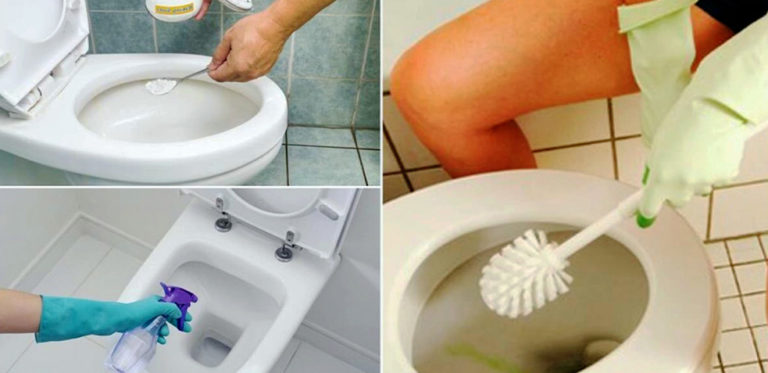 Productos para limpiar el fondo negro del inodoro