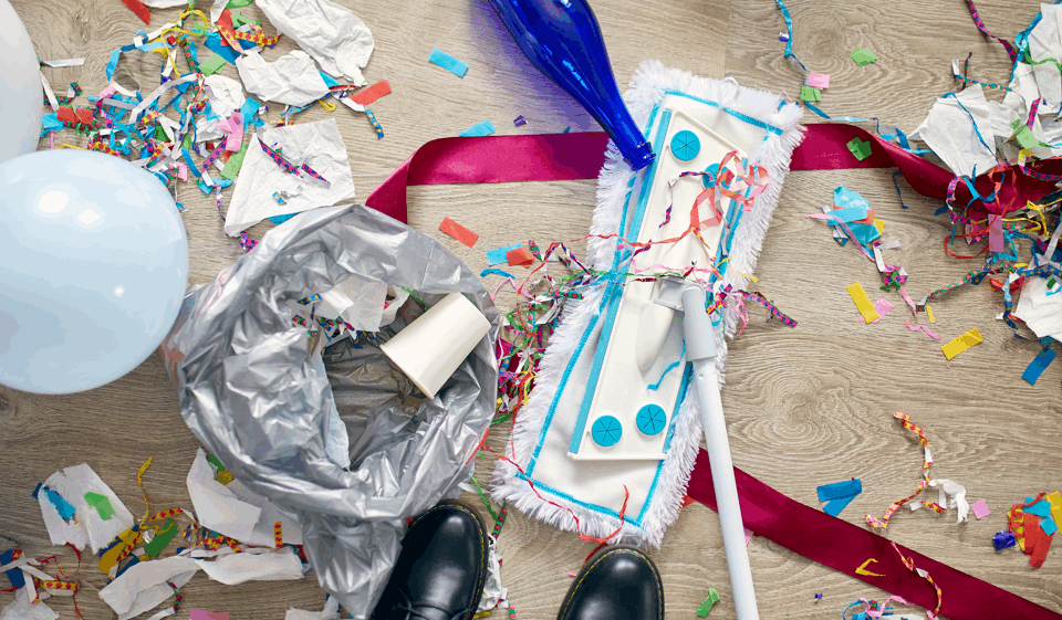 limpieza para eventos