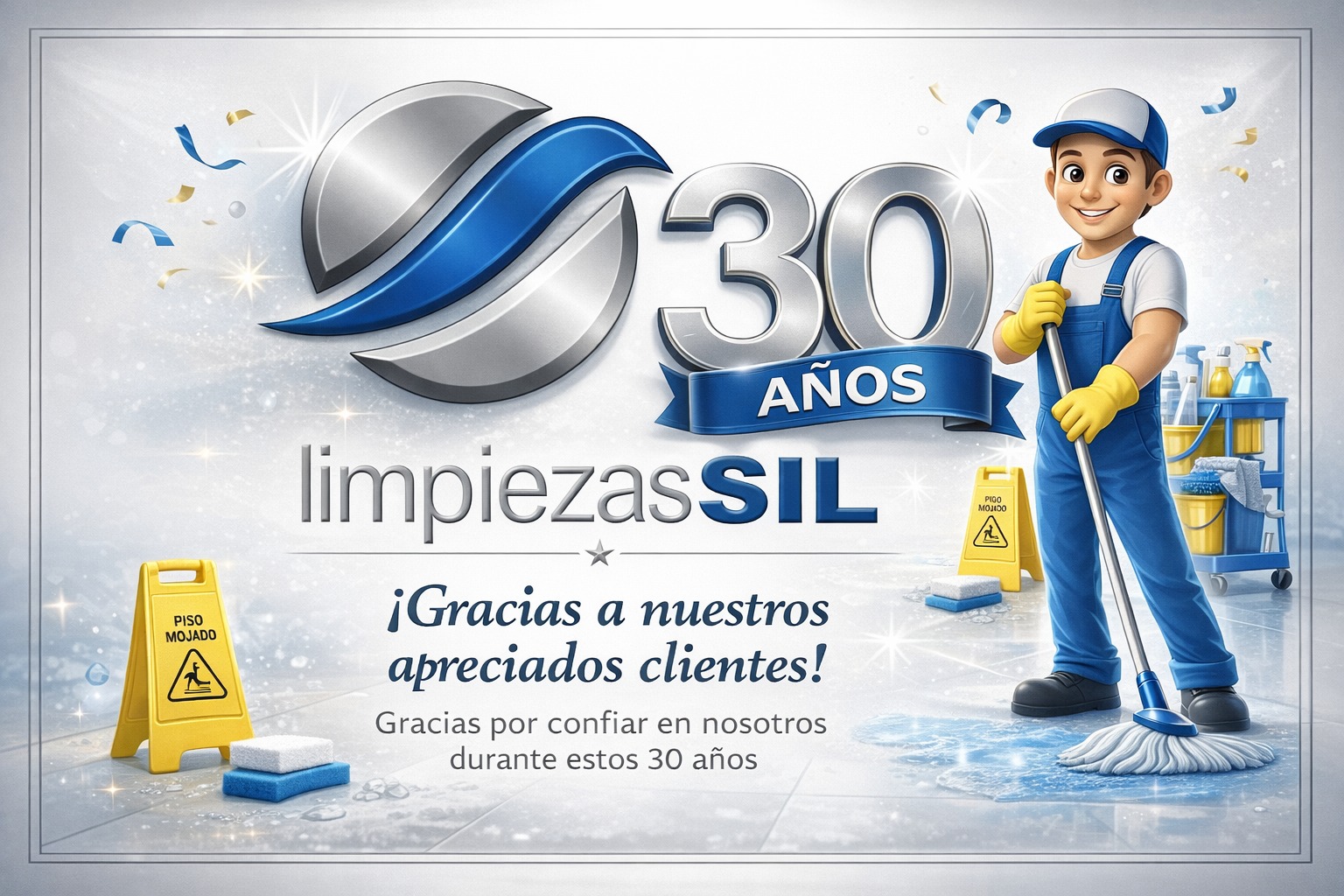 Aniversario 30 años limpiezasil