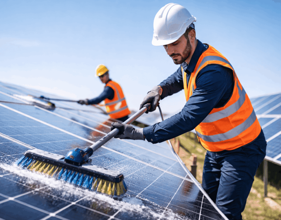 Servicio de limpieza de placas solares para mantener la máxima eficiencia energética
